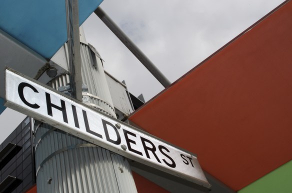 Childers St street sign